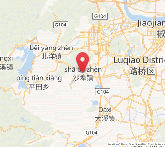 Map of Shabu, Zhejiang