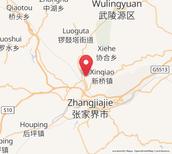 Map of Shadi, Hunan
