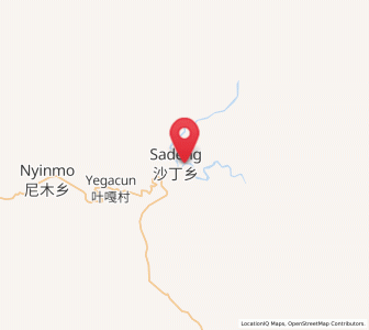 Map of Shading, Tibet