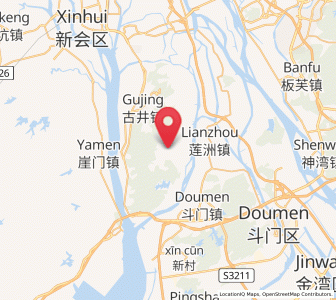 Map of Shadui, Guangdong