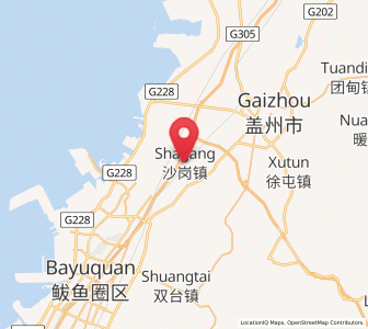 Map of Shagang, Liaoning