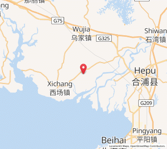 Map of Shagang, Guangxi