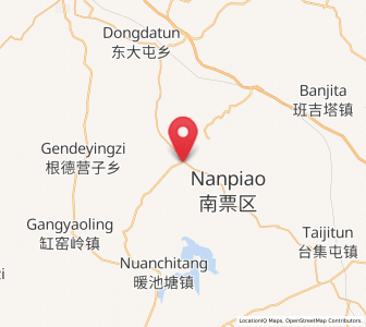 Map of Shaguotun, Liaoning
