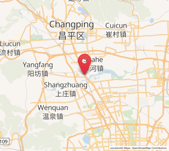 Map of Shahe, Beijing