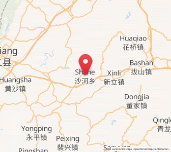 Map of Shahe, Chongqing