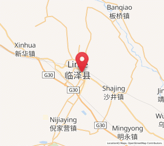Map of Shahe, Gansu