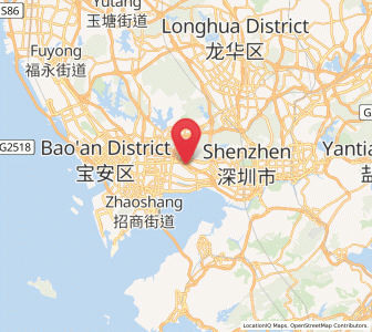Map of Shahe, Guangdong