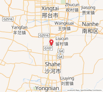 Map of Shahecheng, Hebei