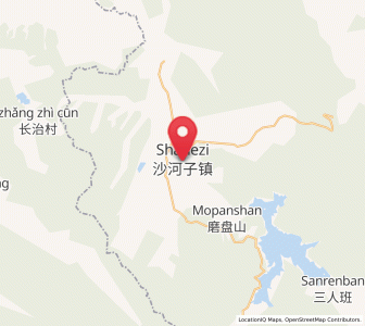 Map of Shahezi, Heilongjiang