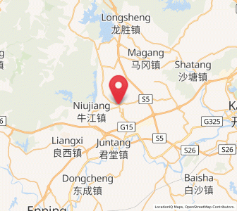 Map of Shahu, Guangdong