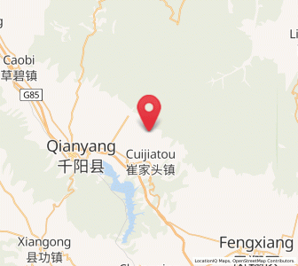 Map of Shajia’ao, Shaanxi