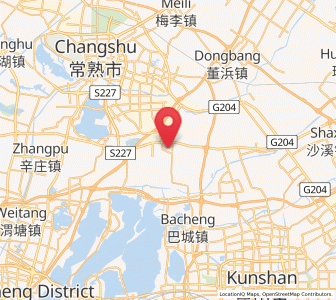 Map of Shajiabang, Jiangsu