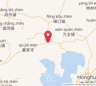 Map of Shakou, Hubei