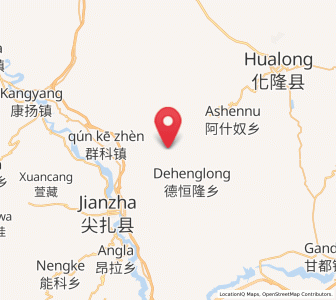 Map of Shalianbao, Qinghai