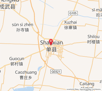 Map of Shancheng, Shandong