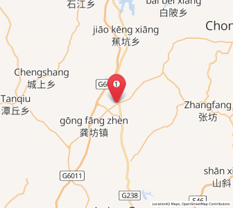Map of Shandang, Jiangxi