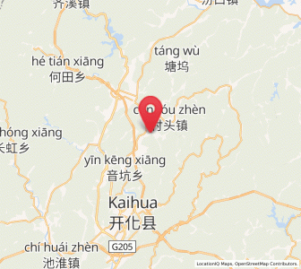 Map of Shandi, Zhejiang