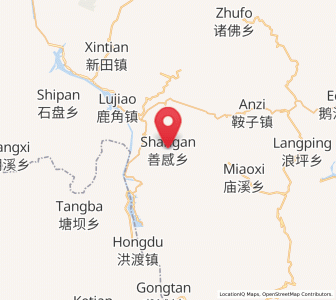 Map of Shangan, Chongqing