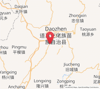 Map of Shangba, Guizhou