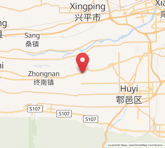 Map of Shangcun, Shaanxi