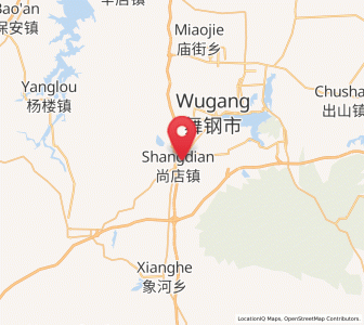 Map of Shangdian, Henan