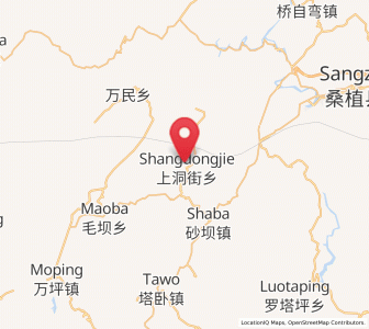 Map of Shangdongjie, Hunan