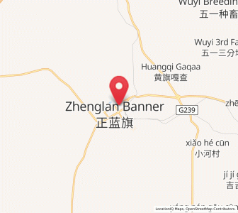 Map of Shangdu, Inner Mongolia