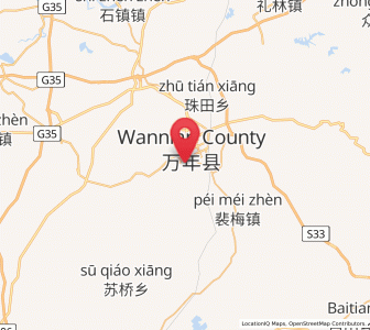 Map of Shangfang, Jiangxi