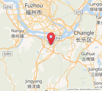 Map of Shanggan, Fujian