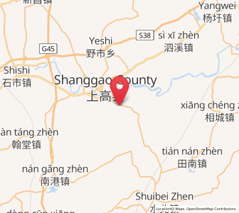 Map of Shangganshan, Jiangxi