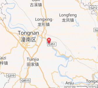 Map of Shanghe, Chongqing