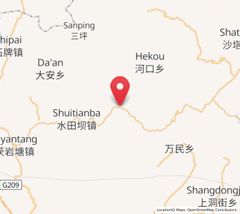 Map of Shanghexi, Hunan
