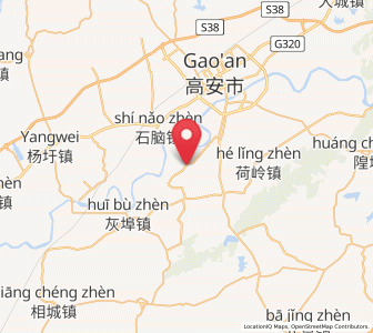 Map of Shanghu, Jiangxi