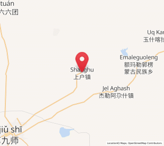 Map of Shanghu, Xinjiang