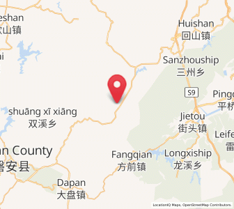 Map of Shanghu, Zhejiang