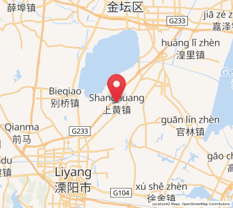 Map of Shanghuang, Jiangsu
