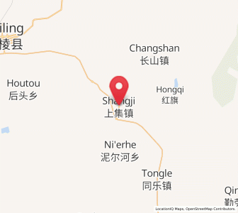 Map of Shangji, Heilongjiang
