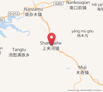 Map of Shangjiahe, Liaoning