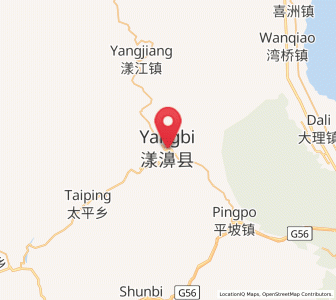 Map of Shangjie, Yunnan