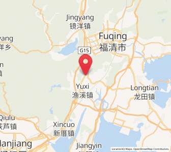 Map of Shangjing, Fujian