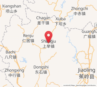 Map of Shangju, Guangdong