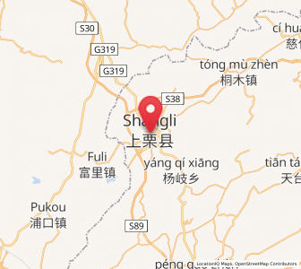 Map of Shangli, Jiangxi