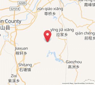 Map of Shanglu, Jiangxi