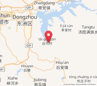 Map of Shangma, Liaoning