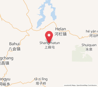 Map of Shangmatun, Liaoning