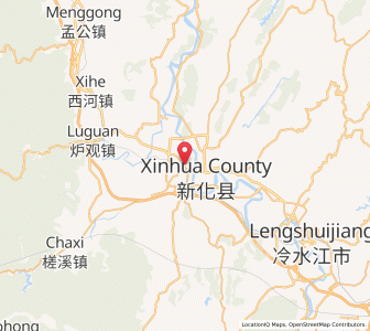 Map of Shangmei, Hunan