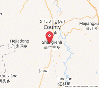 Map of Shangrenli, Hunan