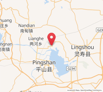 Map of Shangsanji, Hebei