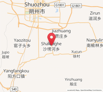 Map of Shangshaleng, Shanxi