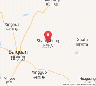 Map of Shangsheng, Heilongjiang